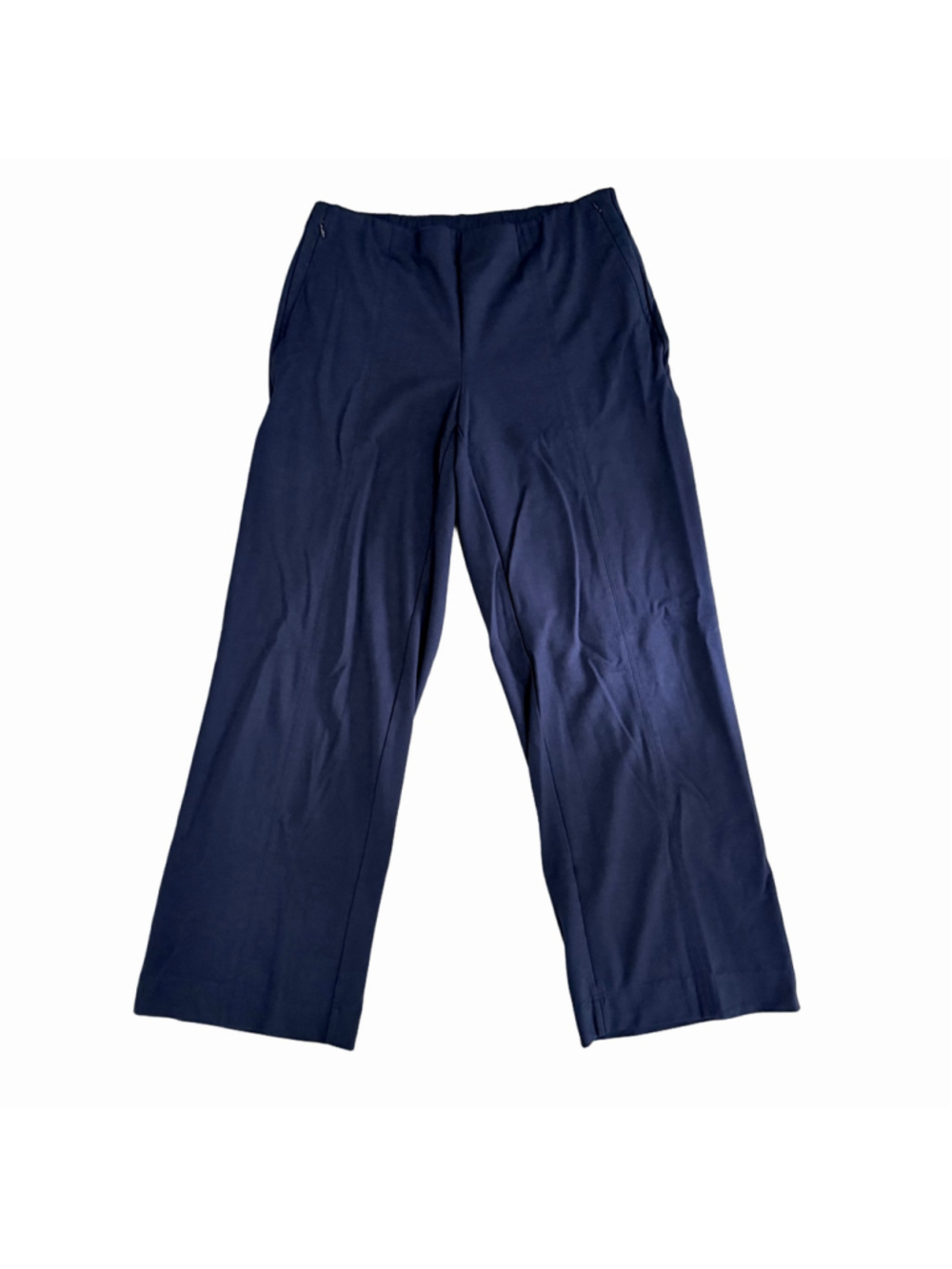J.Jill Ponte Trouser Pant Navy Women's Size Medium Minimalist Wardrobe Staple